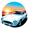 Oldtimer Sonnenuntergang