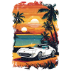 Oldtimer Sonnenuntergang
