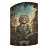 Crazy Eye Kitten Businessman