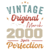 Marts 2000's Vintage Born Vintage fødselsdag