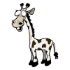 Funny Giraffe Drawn Giraffe