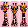Funny Giraffe Family Giraffe Gift