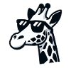 Funny Giraffes Drawn Giraffe Gift