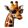Funny Giraffes Drawn Giraffe Gift