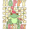 Groovy Frog Lovers Happy Birthday