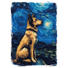 Schäferhund Starry Night