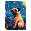 Pug Starry Night