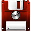 Disquette flamered