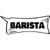 Barista as a speech bubble