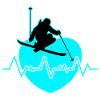 Skier heartbeat