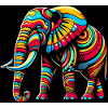 Elephant Pop Art