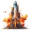 Launching rocket