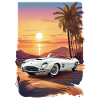 Oldtimer Sonnenuntergang