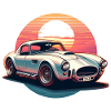 Oldtimer Sonnenuntergang