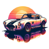 Oldtimer Sonnenuntergang