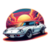 Oldtimer Sonnenuntergang