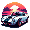 Oldtimer Sonnenuntergang