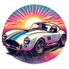 Oldtimer Sonnenuntergang