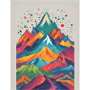 Berge bunt