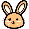 Hase Kopf Osterhase Icon Ostern