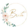 Team Bride! Flowers, Circle, Personalizable
