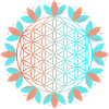 Blühende Lebensblume