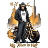 Biker Affe