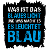 es leuchtet blau