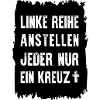 linke reihe anstellen