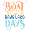 Boat Waves Sun Rays Lake Days