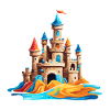 Sandcastle / Building / Playing / Castle / Holiday