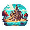 Sandcastle / Building / Playing / Castle / Holiday
