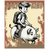 SCHWEIN KIND JUNGE