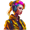 Cyberpunk girl