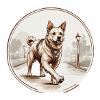 Dog Walking Logo