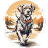 Logotyp för hund