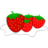 Strawberries with whipped cream