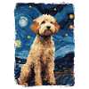 Lagotto Romagnolo Starry Night