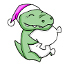 Crocodile Tired Sleeping Sleeping Girl