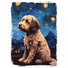 Lagotto Romagnolo Starry Night