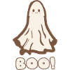 Cute Boo Kawaii Halloween Ghost