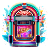 Jukebox / Musical Automaton / Retro / 50s