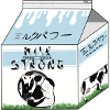 Cow's milk brick power