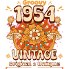 Vintage jaar 1954 verjaardag vrouw 70 jaar oud