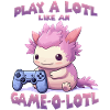 Kawaii Axolotl Gamer T | Gamer Outfit | Axolotl