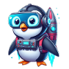 Futuristic Penguin 1