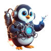 Futuristic Penguin 2
