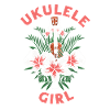 Ukulele Flower Ukulele Girl