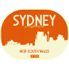 Sydney Skyline Retro Badge