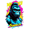Gorilla with Gold Chain